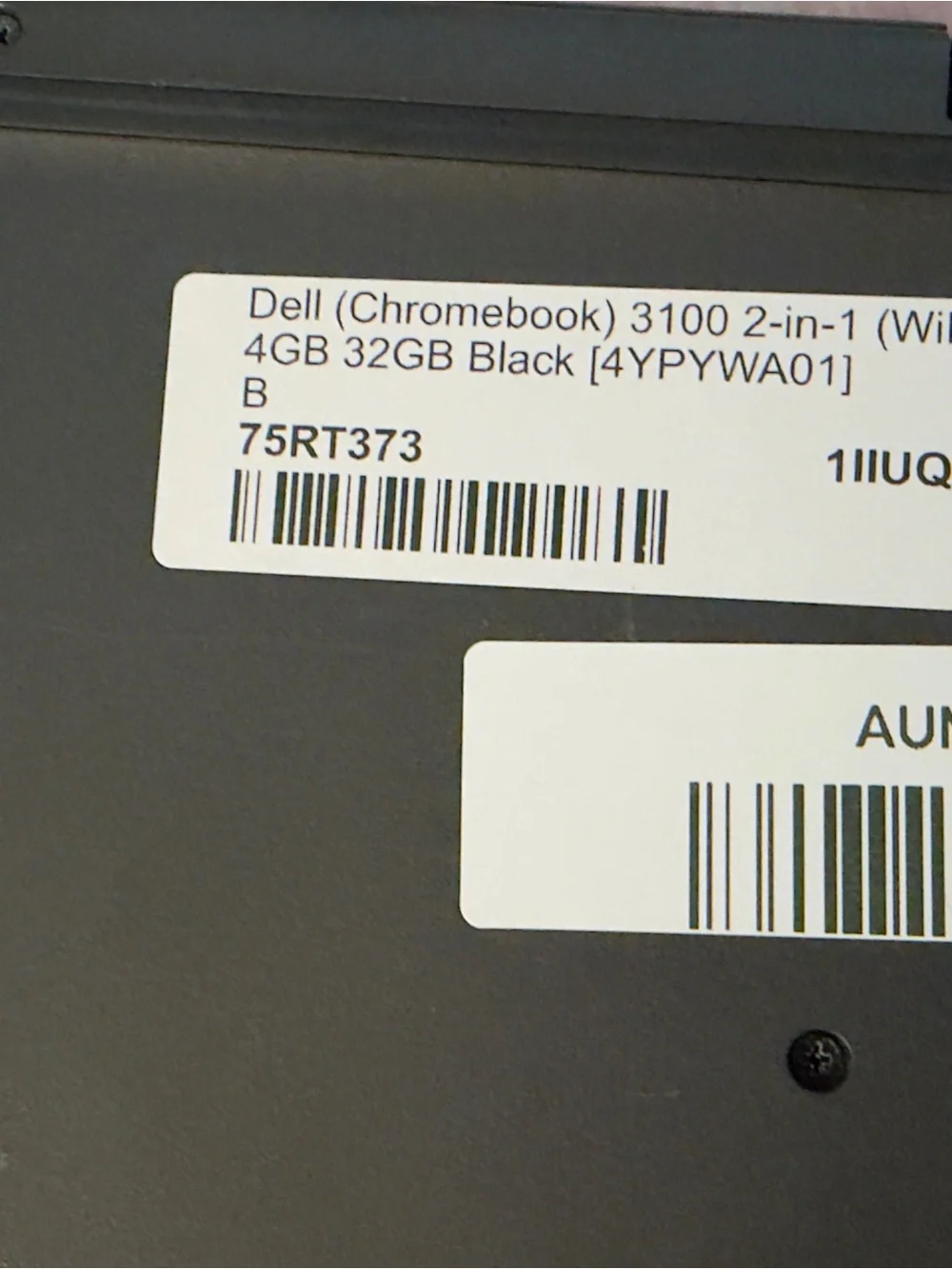 Intel-powered Dell Chromebook - Black